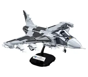 Cobi 5820 Schwedisches Mehrzweckkampfflugzeug SAAB JAS 39 Gripen E / 1:48 / 480 Würfel / ab 7 Jahren