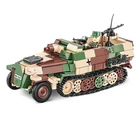 Cobi 2283 Deutscher Kettenpanzerwagen Sd.Kfz. 251/9 / 1:35 / 485 Würfel / 1 Figur / ab 8 Jahren