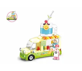 Sluban Girls Dream M38-B0993C Smoothie-Auto / Lego - kompatibel / Anzahl der Figuren|Stücke: 1 | 174 / ab 6 Jahren