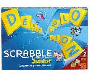 Mattel Y9738 Scrabble Junior / Sprachversion: CZ / ab 6 Jahren
