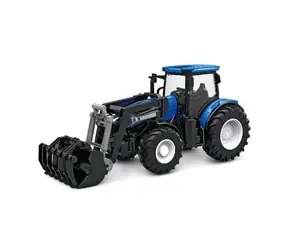 AMEWI 22598 blau / RC Traktor mit Lader / 1:24 / Alter: 6+ / Fernbedienung / 2,4GHz / 500mAh Li- ION
