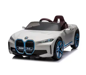Eljet Kinder-Elektroauto BMW i4 weiß / 50 W / Geschwindigkeit: 3-5 km-h / Tragfähigkeit: 30 kg 