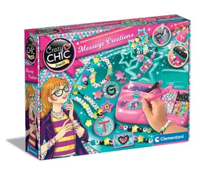 Clementoni Crazy CHIC - Set zur Schmuckherstellung mit Buchstaben / ab 7 Jahren
