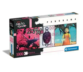 Clementoni PUZZLE Panorama - Das Tintenfischspiel / 1000 Teile / ab 14 Jahren