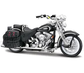 Maisto HD 1999 FLSTS Heritage Softail® Springer™ mattschwarz / Maßstab 1:18 / ab 3 Jahren
