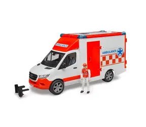 Bruder 02676 MB Sprinter Krankenwagen mit Fahrer / 1:16 / ab 3 Jahren