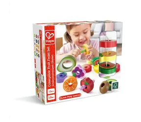 Hape Spielset - Obstschmaus mit Raupen / ab 18 Monaten