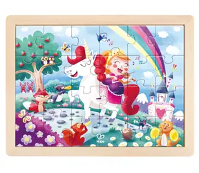 Hape Puzzle - Einhorn und Freunde / 24 Teile / ab 3 Jahren