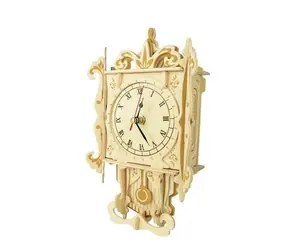 Woodcraft 3D-Pendeluhr-Puzzle aus Holz / ab 8 Jahren / Schwierigkeitsgrad: mittel