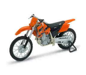 Welly Motorrad KTM 450SX Racing orange / 1:18 / ab 3 Jahren