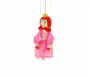 Tschechisch Holzspielzeug Holzpuppen - Prinzessin / ab 3 Jahren