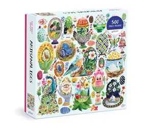 Galison Puzzle Bemalte Eier / 500 Teile / ab 8 Jahren