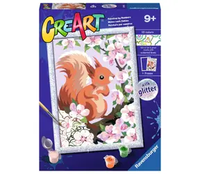 Ravensburger CreArt Süßes Eichhörnchen (mit Glitzer) / ab 9 Jahren