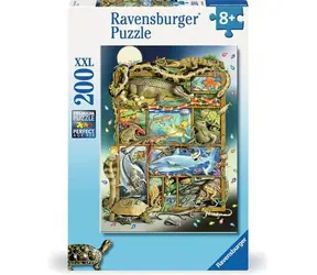 Ravensburger Menagerie von Reptilien und Wassertieren / 200 Teile / ab 8 Jahren