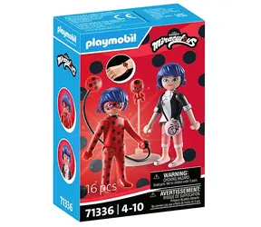 Playmobil Miraculous 71336 Ladybug und Cat Noir: Marinette & Ladybug / Anzahl Teile: 16 / ab 4 Jahren