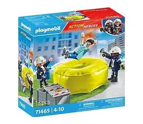 Playmobil Action Heroes 71465 Feuerwehrmänner mit Luftkissen / Stückzahl: 13 / ab 4 Jahren