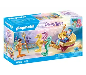 Playmobil Princess Magic 71500 Meerjungfrau mit Kutsche mit Seepferdchen / ab 4 Jahren