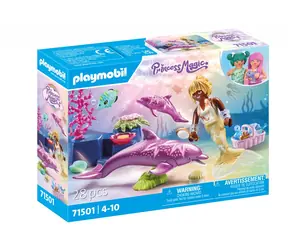 Playmobil Princess Magic 71501 Meerjungfrau mit Delfinen / Anzahl Teile: 28 / ab 4 Jahren