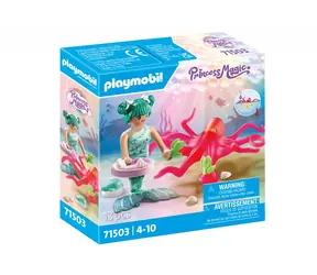 Playmobil Princess Magic 71503 Meerjungfrau mit farbwechselndem Oktopus / Anzahl Teile: 13 / ab 4 Jahren