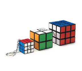 Spin Master Zauberwürfel Set Trio 3x3 + 2x2 + Anhänger / ab 8 Jahren