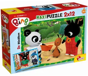 Liscianigioch Bing-Puzzle Bing und seine Freunde / 2x12 Teile / ab 3 Jahren