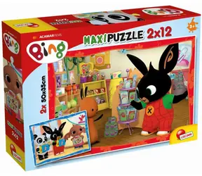 Liscianigioch Bing-Puzzle Bing und seine Freunde 2 / 2x12 Teile / ab 3 Jahren