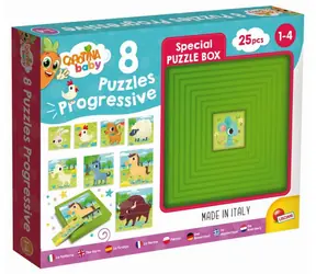 Liscianigioch Carotina Baby 8 Puzzle - Bauernhof / ab 1 Jahr