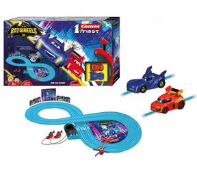 Carrera 63047 FIRST Batwheels Time for Action / Autostrecke / Rundkurslänge 2,4 m / ab 3 Jahren 