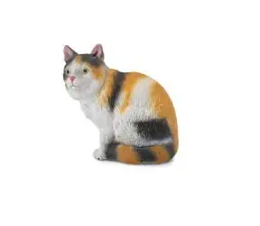Collecta 3-farbige sitzende Hauskatze / ab 3 Jahren
