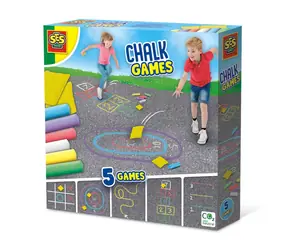 SES Outdoor-Spiel mit Gehwegkreide 5 in 1 / ab 3 Jahren 
