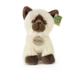 Rappa Plüsch Siamkatze 18 cm / UMWELTFREUNDLICH / ab 0 Monaten 