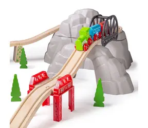 Bigjigs Rail Set Achterbahn / 12 Teile / ab 3 Jahren