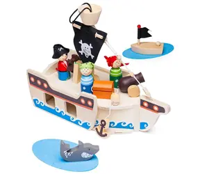 Bigjigs Toys Piratenschiff mit Piraten / ab 3 Jahren