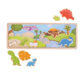 Bigjigs Toys Magnetpuzzle Dinosaurier / ab 2 Jahren
