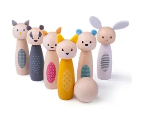 Bigjigs Toys Waldtierkegel / ab 2 Jahren