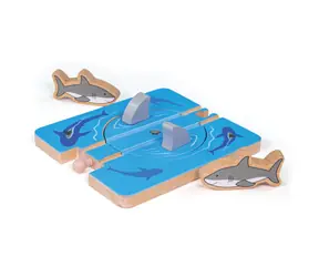 Bigjigs Rail Whirlpool mit Haien / ab 3 Jahren