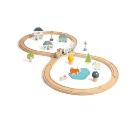 Bigjigs Toys Holzeisenbahnschiene am Wald / ab 3 Jahren