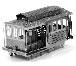 Metal Earth 3D Puzzle San Francisco Cable Car / 13 Teile / ab 14 Jahren