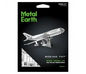 Metal Earth 3D Puzzle Boeing 747 Verkehrsflugzeug / 14 Teile / ab 14 Jahren