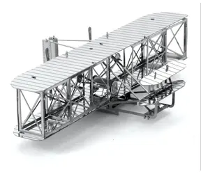 Metal Earth 3D Puzzle Flugzeug der Gebrüder Wright / 20 Teile / ab 14 Jahren