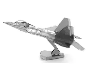 Metal Earth 3D Puzzle Kampfflugzeug F-22 Raptor / 8 Teile / ab 14 Jahren