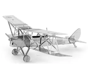 Metal Earth 3D Puzzle Airplane de Havilland Tiger Moth / 49 Teile / ab 14 Jahren
