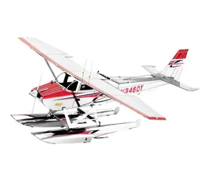 Metal Earth 3D Puzzle Cessna 182 Wasserflugzeug / 31 Teile / ab 14 Jahren