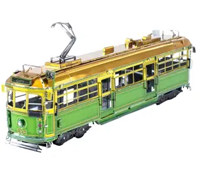 Metal Earth 3D Puzzle Straßenbahn W-Klasse / 54 Teile / ab 14 Jahren