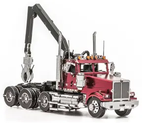 Metal Earth 3D Puzzle Western Star 4900 Log Truck / 89 Teile / ab 14 Jahren