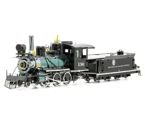 Metal Earth 3D Puzzle Wild West: 2-6-0 Lokomotive / 187 Teile / ab 14 Jahren