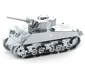 Metal Earth 3D Puzzle Panzer M4 Sherman / 41 Teile / ab 14 Jahren 