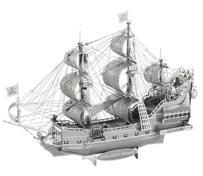 Metal Earth 3D Puzzle Segelboot Queen Anne's Revenge / 50 Teile / ab 14 Jahren