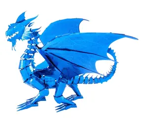 Metal Earth 3D Puzzle Blue Dragon / 89 Teile / ab 14 Jahren