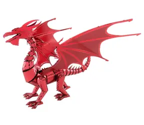 Metal Earth 3D Puzzle Red Dragon / 70 Teile / ab 14 Jahren
